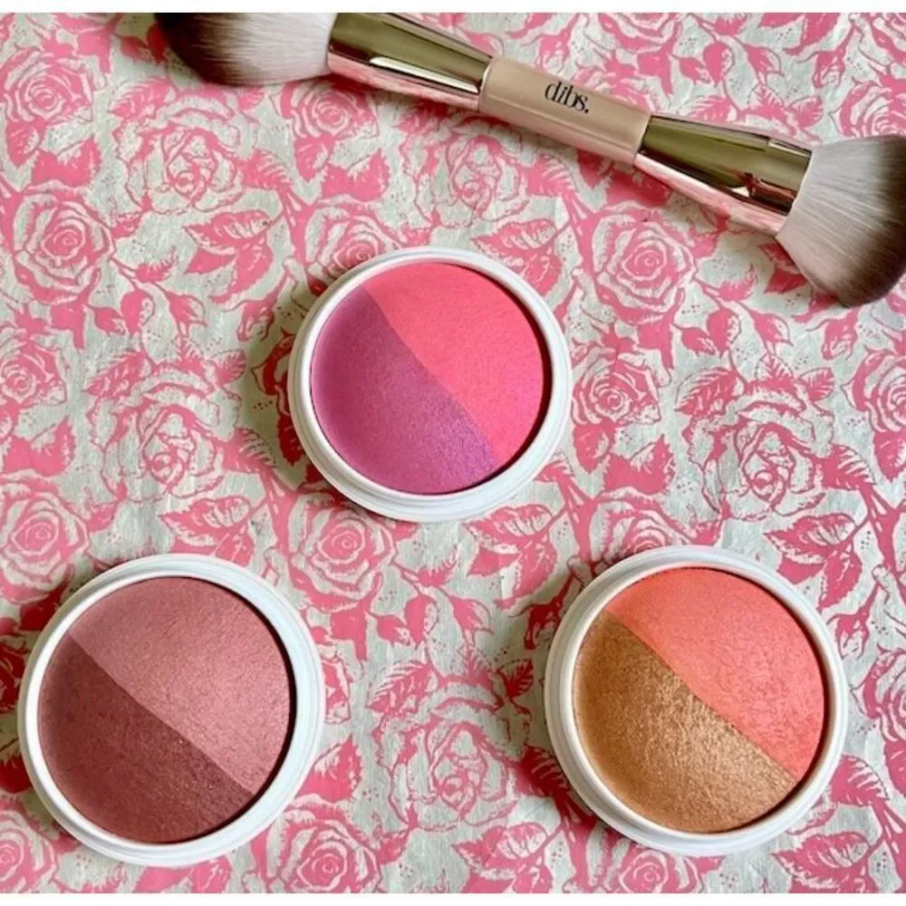 DIBS - NIB - Beauty Duet Baked Blush Duo in 